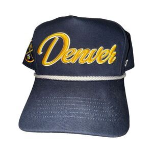 '47 Men's Blue Snapback Hat Adjustable Denver Nuggets NBA: NWOT
